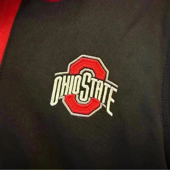Colosseum Men's Ohio State Buckeyes Black Full Zip Hoodie Size S - Picture 3 of 9